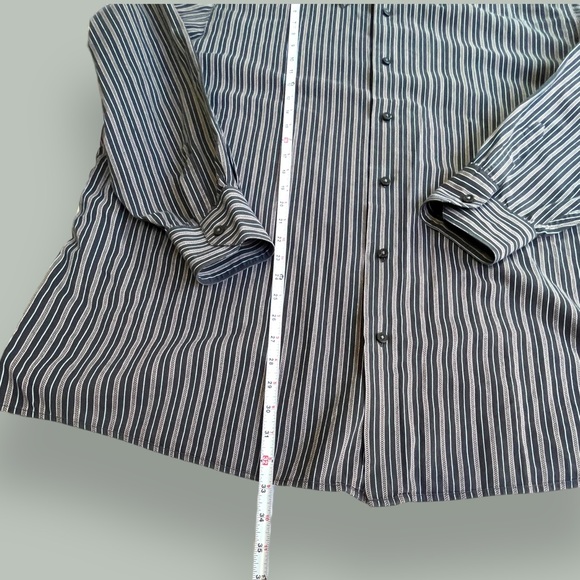 Concepts by Claiborne Striped Button Down Shirt - Picture 9 of 14